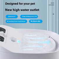 HKM-1307453 Smart Detachable Large Capacity Pet Water Dispenser with Intelligent Sensor for Dogs and Cats