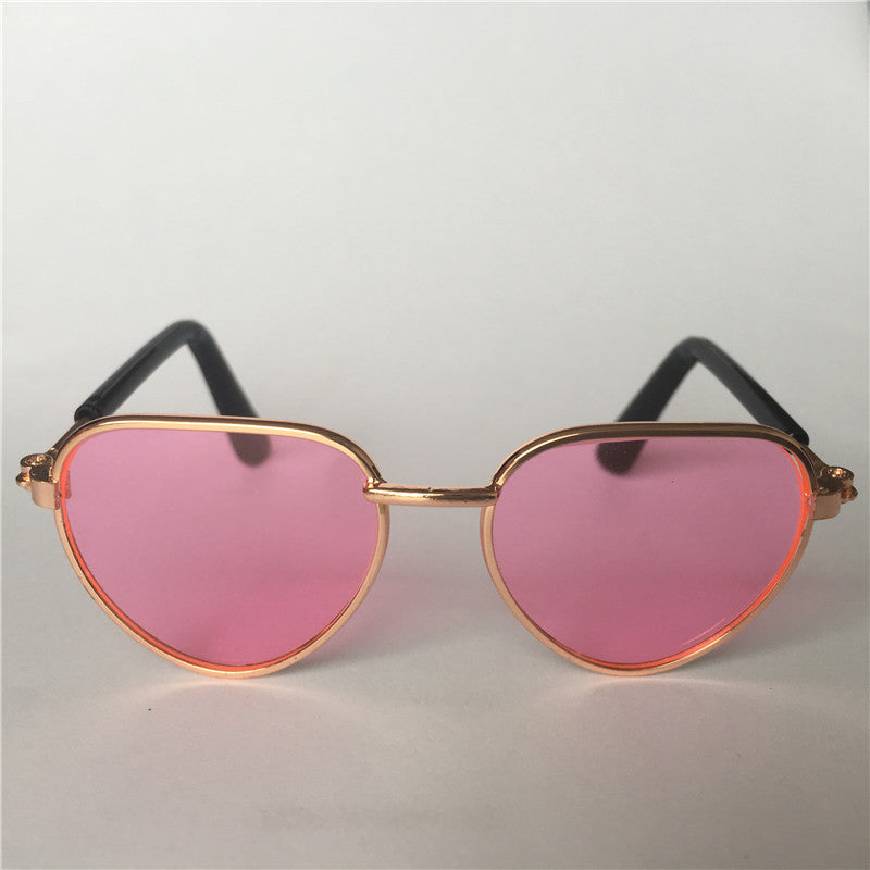 HKM-1307581 Mini Cat Sunglasses in Various Colorful Designs - Ideal for Pet Fashion