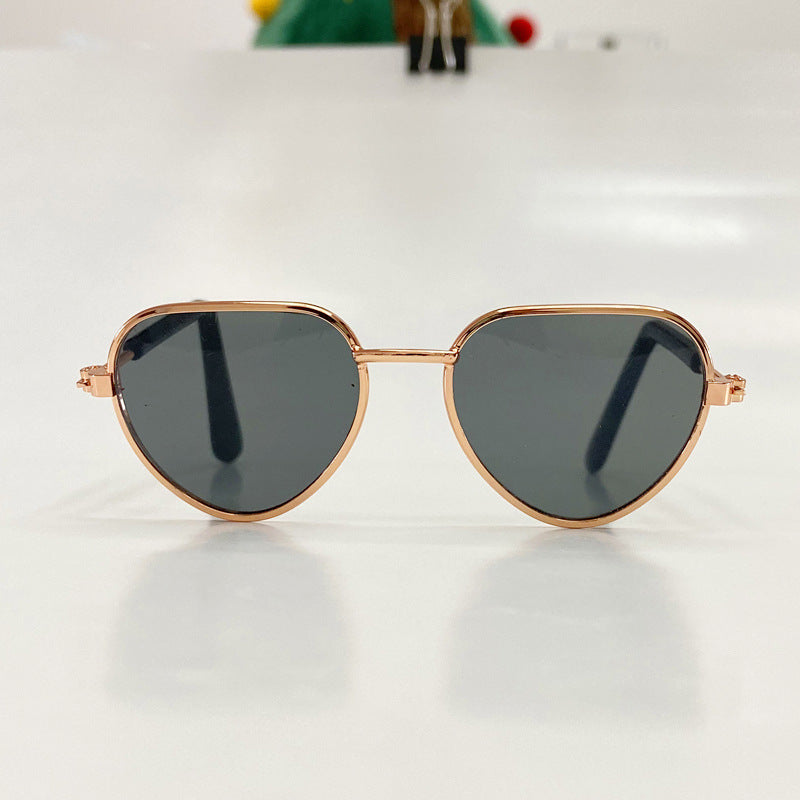 HKM-1307581 Mini Cat Sunglasses in Various Colorful Designs - Ideal for Pet Fashion