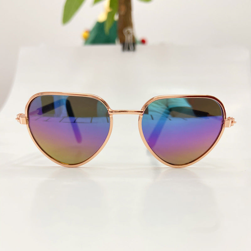 HKM-1307581 Mini Cat Sunglasses in Various Colorful Designs - Ideal for Pet Fashion