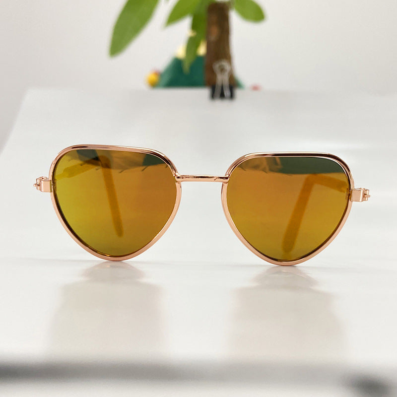 HKM-1307581 Mini Cat Sunglasses in Various Colorful Designs - Ideal for Pet Fashion