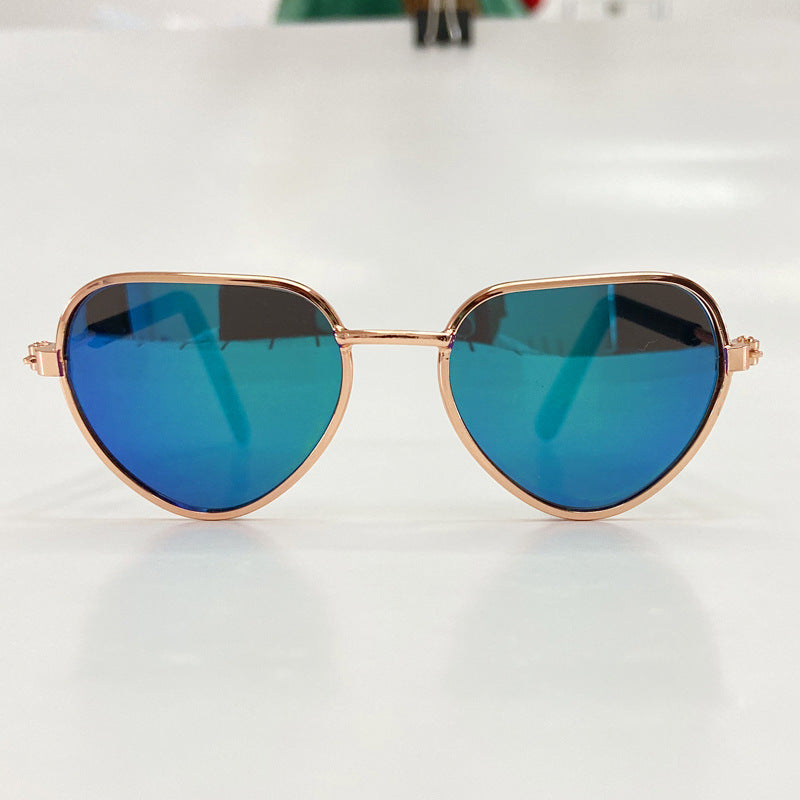 HKM-1307581 Mini Cat Sunglasses in Various Colorful Designs - Ideal for Pet Fashion