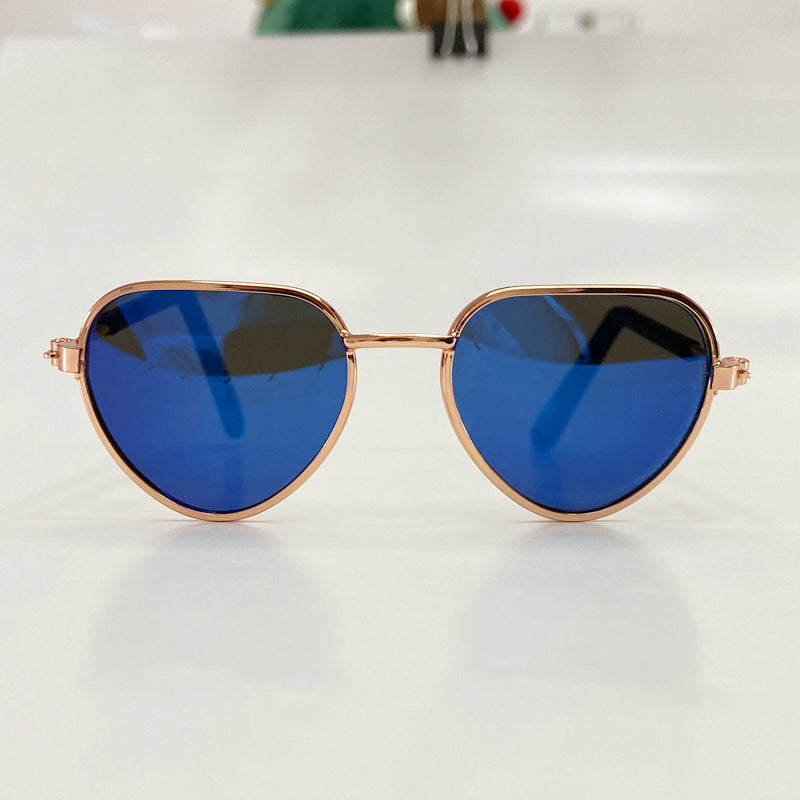 HKM-1307581 Mini Cat Sunglasses in Various Colorful Designs - Ideal for Pet Fashion