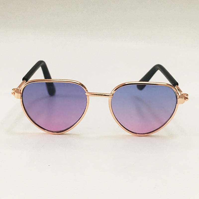 HKM-1307581 Mini Cat Sunglasses in Various Colorful Designs - Ideal for Pet Fashion
