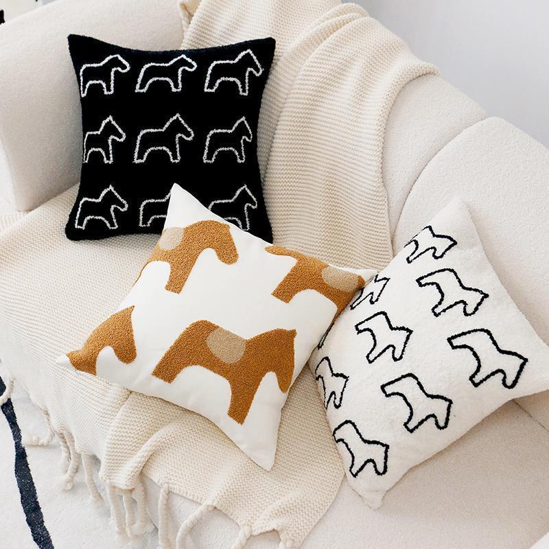 HKM-130771 Cute Cushion Covers for Kids' Sofas and Beds - Various Animal Designs