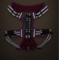 HKM-1309757 Adjustable Dog Leash Chest Harness for Small, Medium, and Large Dogs - Available in Multiple Colors