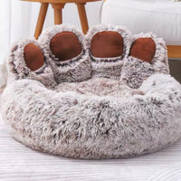HKM-1310013 Fleece-Lined Dog Bed - Warm Sofa Mattress for Corgis, Golden Retrievers, and Medium to Large Breeds
