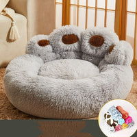 HKM-1310013 Fleece-Lined Dog Bed - Warm Sofa Mattress for Corgis, Golden Retrievers, and Medium to Large Breeds