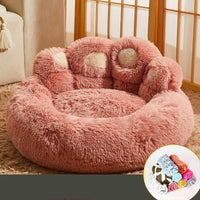 HKM-1310013 Fleece-Lined Dog Bed - Warm Sofa Mattress for Corgis, Golden Retrievers, and Medium to Large Breeds