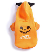 HKM-1310141 Cozy Halloween Pet Sweater - Adjustable Cotton Jacket for Dogs