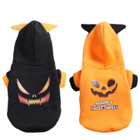 HKM-1310141 Cozy Halloween Pet Sweater - Adjustable Cotton Jacket for Dogs