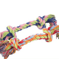 HKM-1310781 Durable Cotton Rope Dog Toy for Teeth Cleaning and Playtime