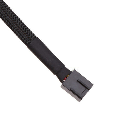 HKM-131091 5-Port 4-Pin PWM CPU Fan Hub with PWM Control for System Fans - Nylon & Plastic - Black