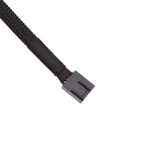 HKM-131091 5-Port 4-Pin PWM CPU Fan Hub with PWM Control for System Fans - Nylon & Plastic - Black
