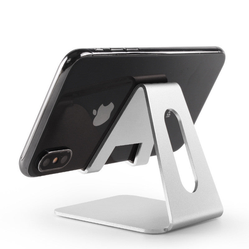 HKM-131091 Adjustable Metal Desktop Mobile Phone Holder with Charging Base for All Smartphones