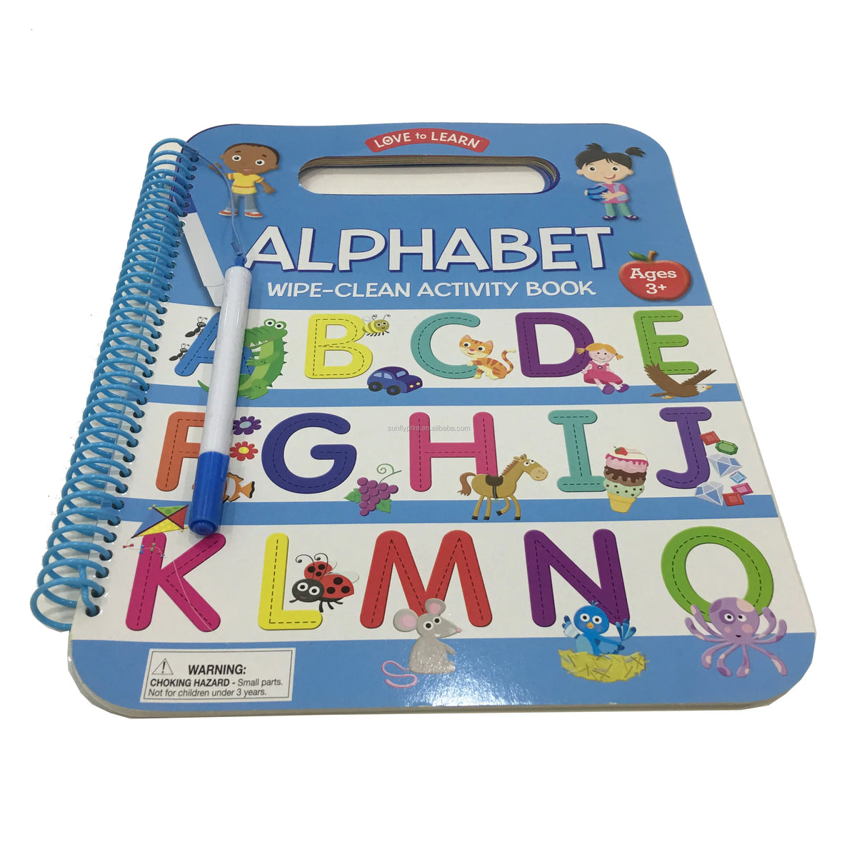 HKM-131155 Custom Drawing Spiral Book for Kids with Watercolour Pens, Ideal for Creative Learning and Writing