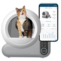 HKM-131155 Smart Self-Cleaning Litter Box for Cats and Dogs - 70L Capacity, Odor Control, Dust-Free, Easy to Clean