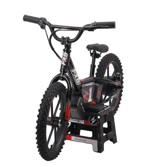 HKM-131283 16 Inch Electric Balance Bike for Kids, Brushless Motor, Adjustable Seat Height, Lightweight Alloy Frame