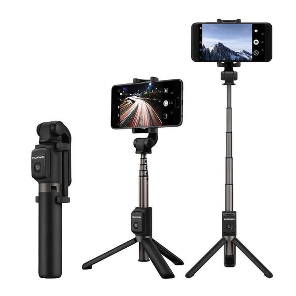 HKM-131411 Bluetooth Wireless Selfie Stick Tripod for iPhone - Black and White, 660mm Extendable, Compact Design