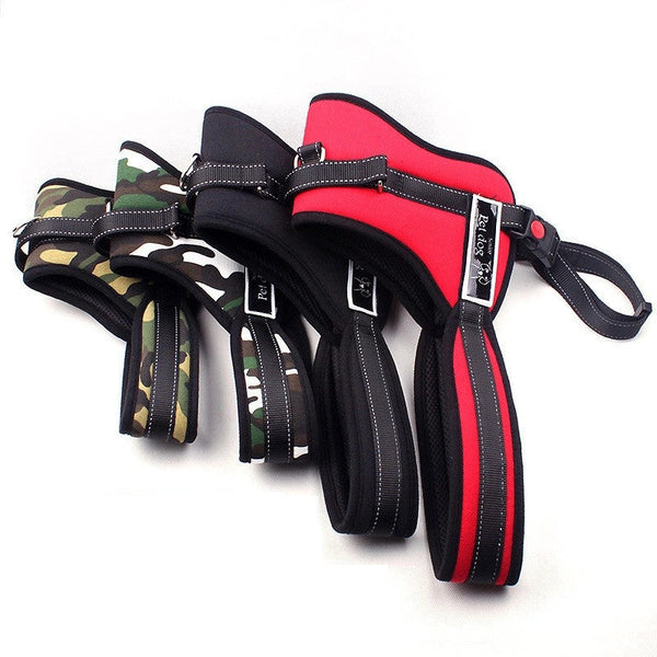 HKM-1315005 Adjustable Medium and Large Pet Leash Harness in Various Colors for Outdoor Use