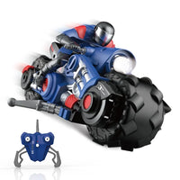 HKM-131539 1:10 Scale 2.4GHz 4-Channel Stunt Off-Road Drift Car with LED Lights - Remote Control Motorcycle для Indoor/Outdoor Fun