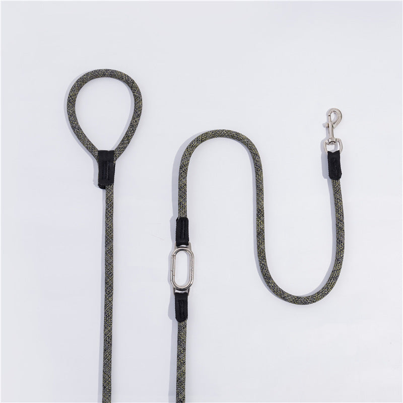 HKM-1315517 Diagonal Hands-Free Running Dog Leash with Explosion-Proof Chain for Large and Medium-Sized Dogs