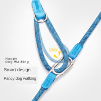 HKM-1315517 Diagonal Hands-Free Running Dog Leash with Explosion-Proof Chain for Large and Medium-Sized Dogs