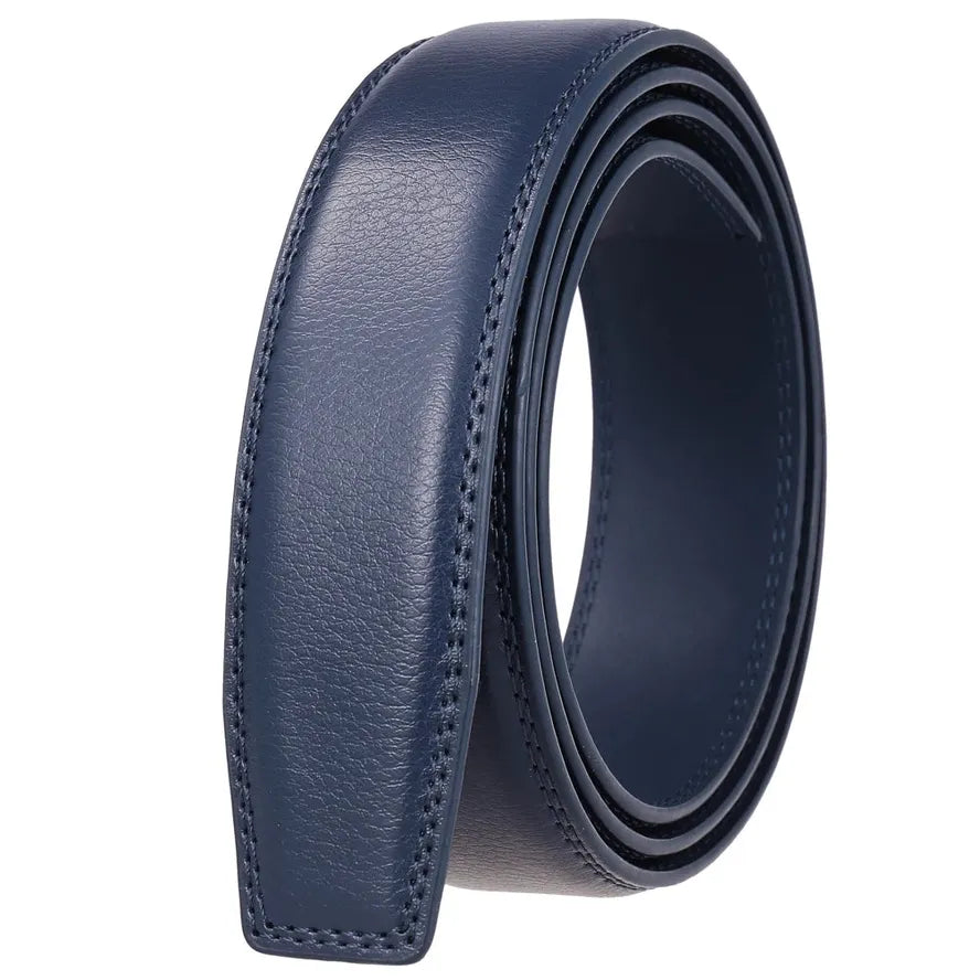 HKM-131731 Genuine Leather Automatic Buckle Belt for Men - Adjustable and Durable Design