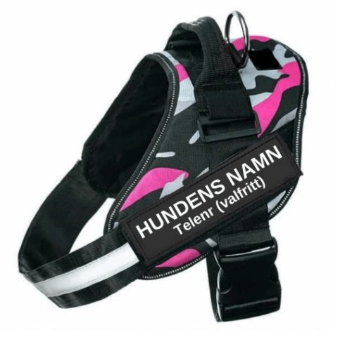 HKM-1320765 Adjustable Nylon Dog and Cat Chest Strap with Leash, Multiple Sizes Available