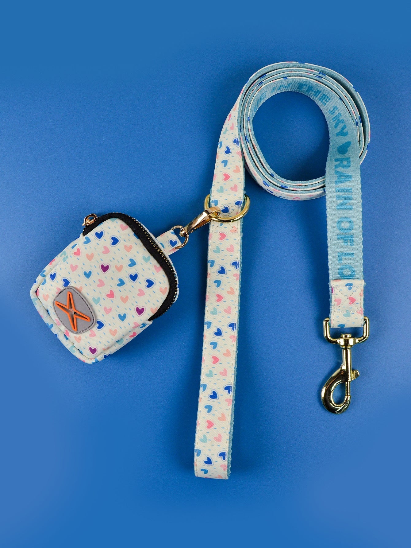 HKM-1321277 Pet Hand Holding Rope with Garbage Container in Multiple Colors