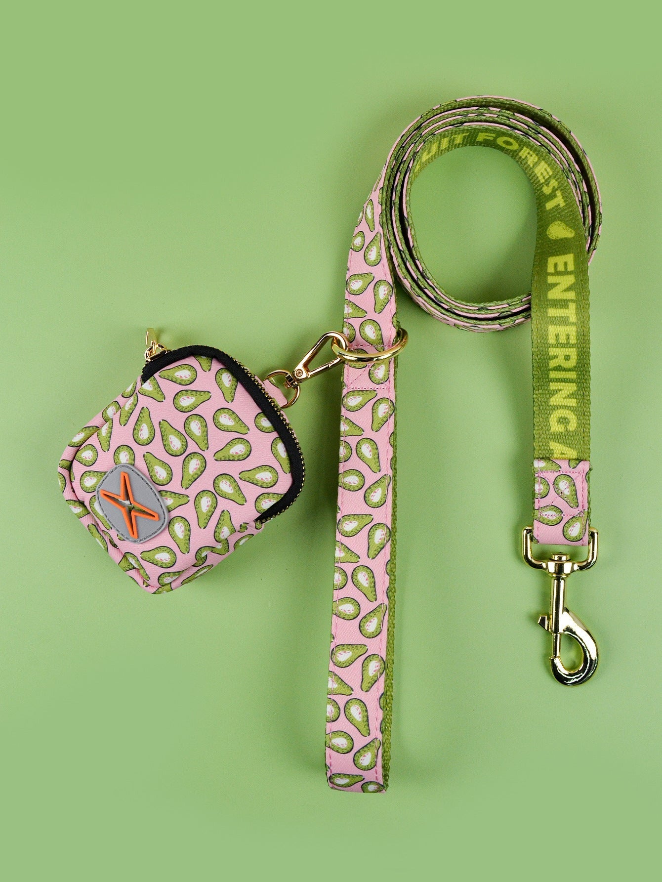 HKM-1321277 Pet Hand Holding Rope with Garbage Container in Multiple Colors