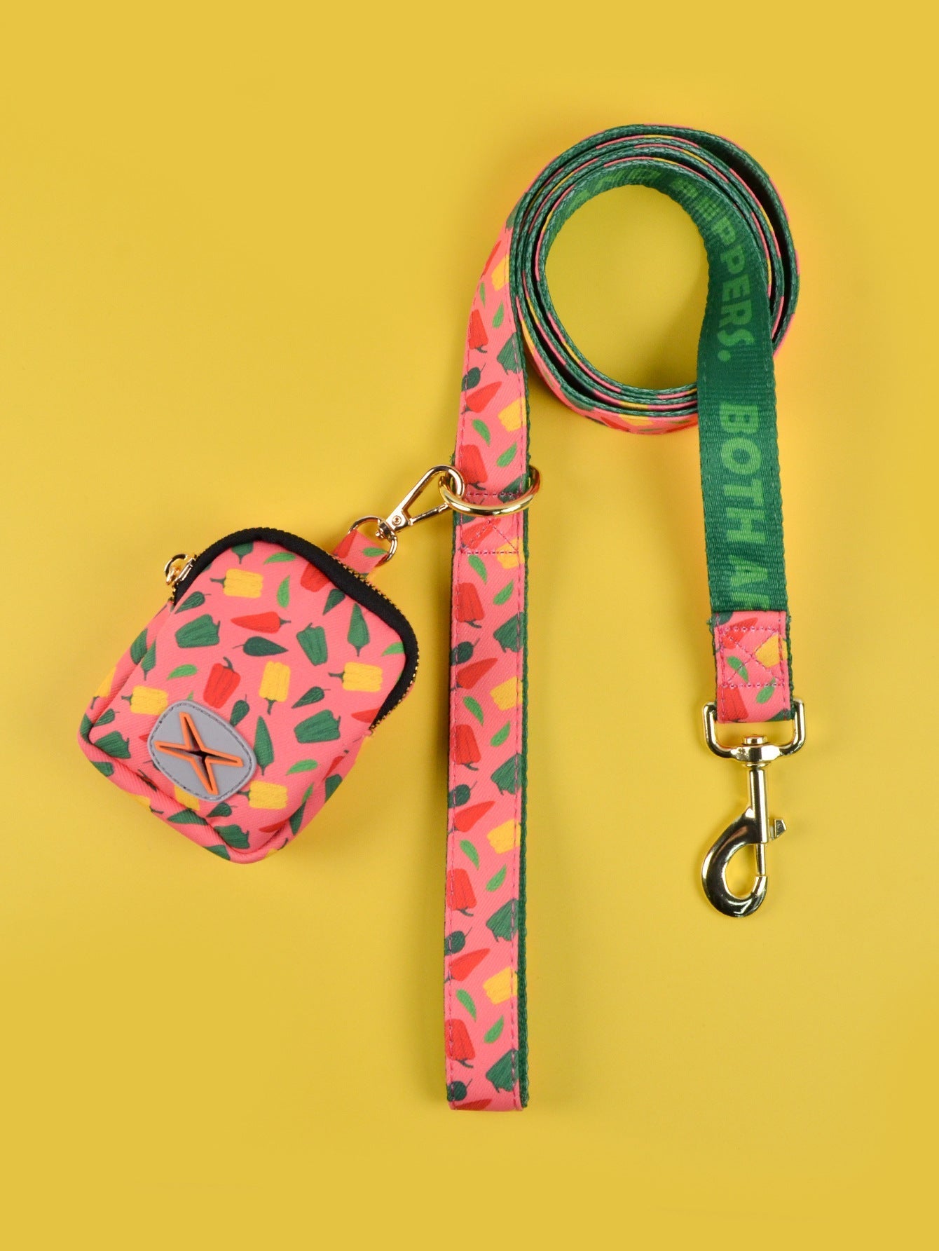 HKM-1321277 Pet Hand Holding Rope with Garbage Container in Multiple Colors