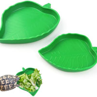 HKM-1321661 Reptile Food and Water Dish Set for Tortoises, Lizards, Bearded Dragons, and Small Snakes - 2 Sizes Available