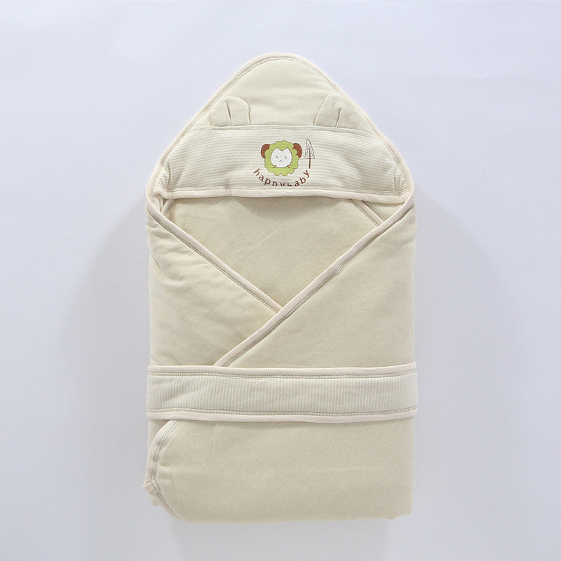 HKM-132179 Infant Quilted Cloak for Winter - Soft Cotton Outer and Inner Layer with Polyester Fiber Filling