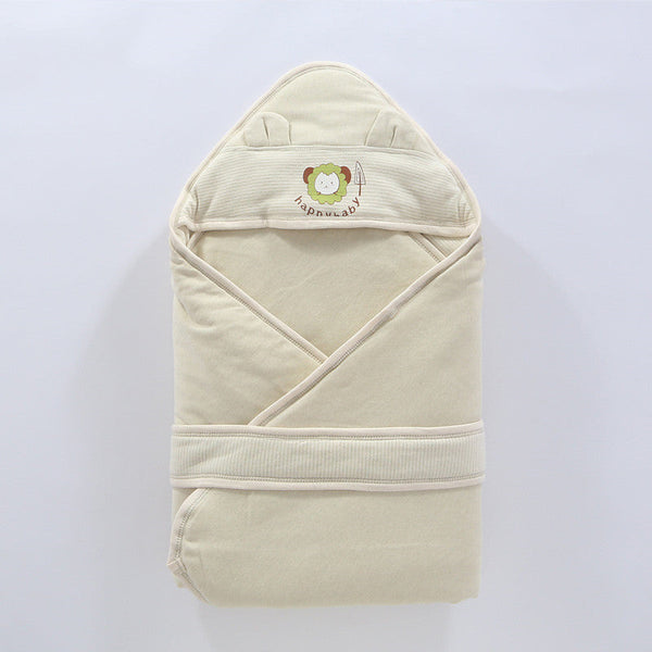 HKM-132179 Infant Quilted Cloak for Winter - Soft Cotton Outer and Inner Layer with Polyester Fiber Filling