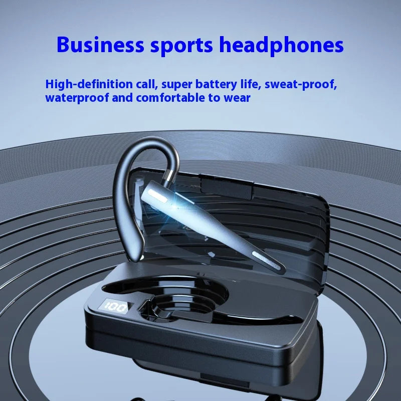 HKM-132179 Unisex In-Ear Wireless Headset with LED Driver for Business Use, Featuring JL Chipset Bluetooth