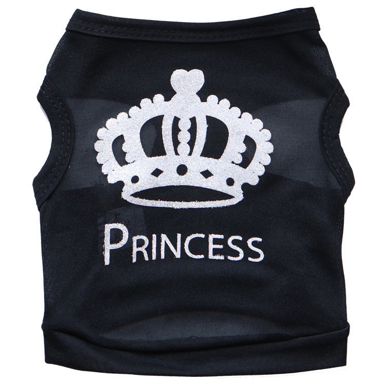 HKM-1322045 Breathable Polyester Puppy Vest - Comfortable Casual Pet Clothing for Small Dogs
