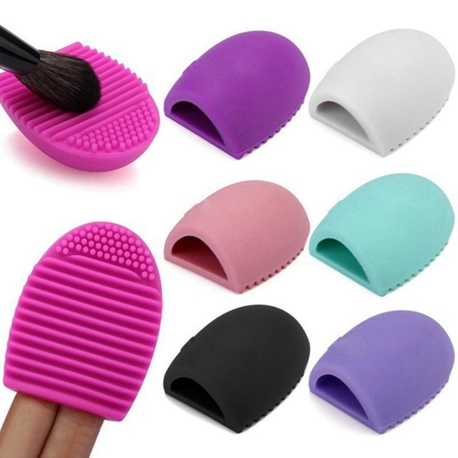 HKM-132243 Silicone Egg Brush and Scrubbing Tool for Gentle Washing and Beauty Care
