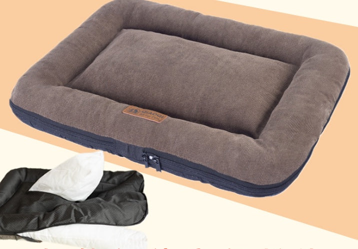 HKM-1323325 Washable Cotton Pad Pet Sleeping Mat - Removable, Available in S, M, L, XL