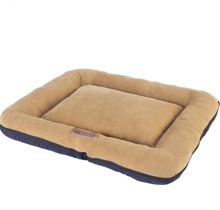 HKM-1323325 Washable Cotton Pad Pet Sleeping Mat - Removable, Available in S, M, L, XL