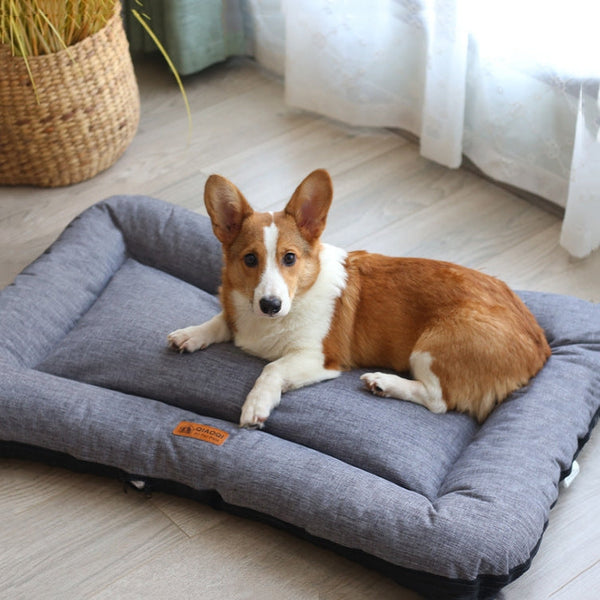 HKM-1323325 Washable Cotton Pad Pet Sleeping Mat - Removable, Available in S, M, L, XL