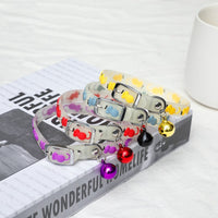HKM-1323453 Luminous Silicone Cat Collar with Various Cartoon Designs for Stylish Pets