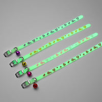 HKM-1323453 Luminous Silicone Cat Collar with Various Cartoon Designs for Stylish Pets