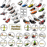 HKM-132371 79.8cc Diesel Engine Lawn Mower - 4 Wheel Walk-Behind Grass Cutter