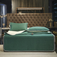 HKM-132499 Cooling Ice Silk Latex Mattress and Pillowcase Set, Non-Slip, Multi-Size Options