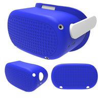 HKM-132691 Oculus Quest 2 Silicone Protective Cover with Heart Patterns - Shock Absorbing, Scratch Resistant, Anti-Slip