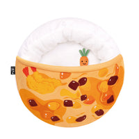 HKM-1327293 Cozy Curry Rice Cat Quilt for Sleeping, Removable & Washable Option Available