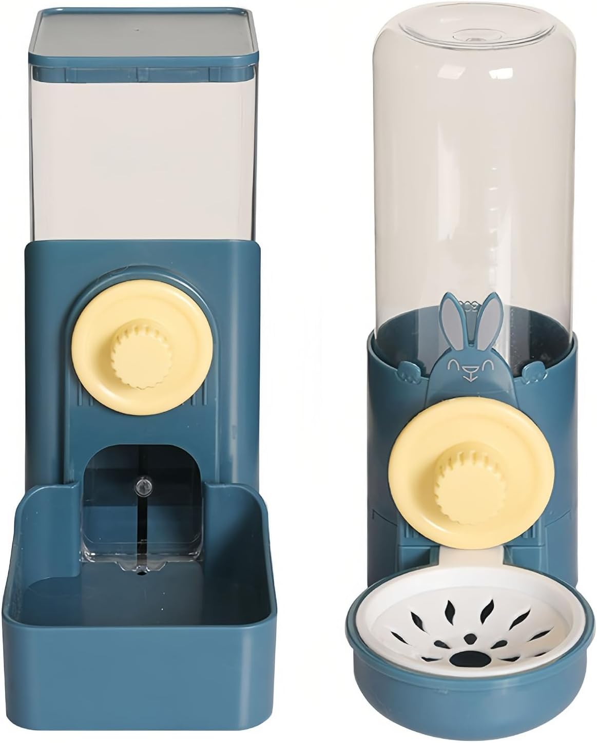 HKM-1327421 Automatic Gravity Pet Feeder and Water Dispenser for Rabbits, Guinea Pigs, and Other Small Animals