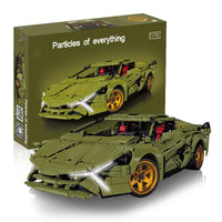 HKM-132755 Remote Control Sports Car Model Building Blocks - 2375pcs Assembly Toy for Ages 8+