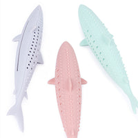 HKM-1328061 Soft Silicone Cat Chewing Fish Toy with Catnip for Teeth Cleaning and Playtime